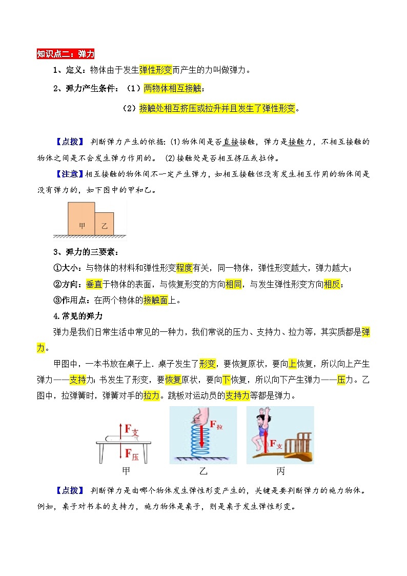7.2弹力（原卷版）第2页
