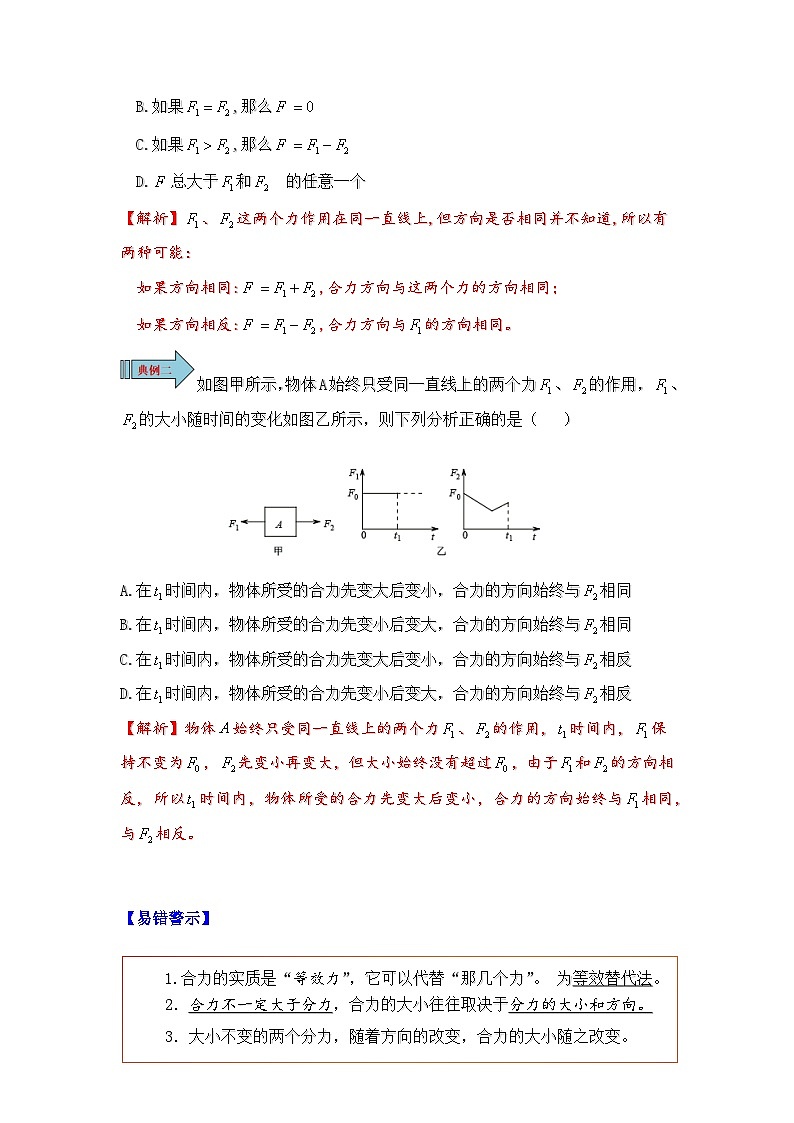 7.2  力的合成（解析版）第3页