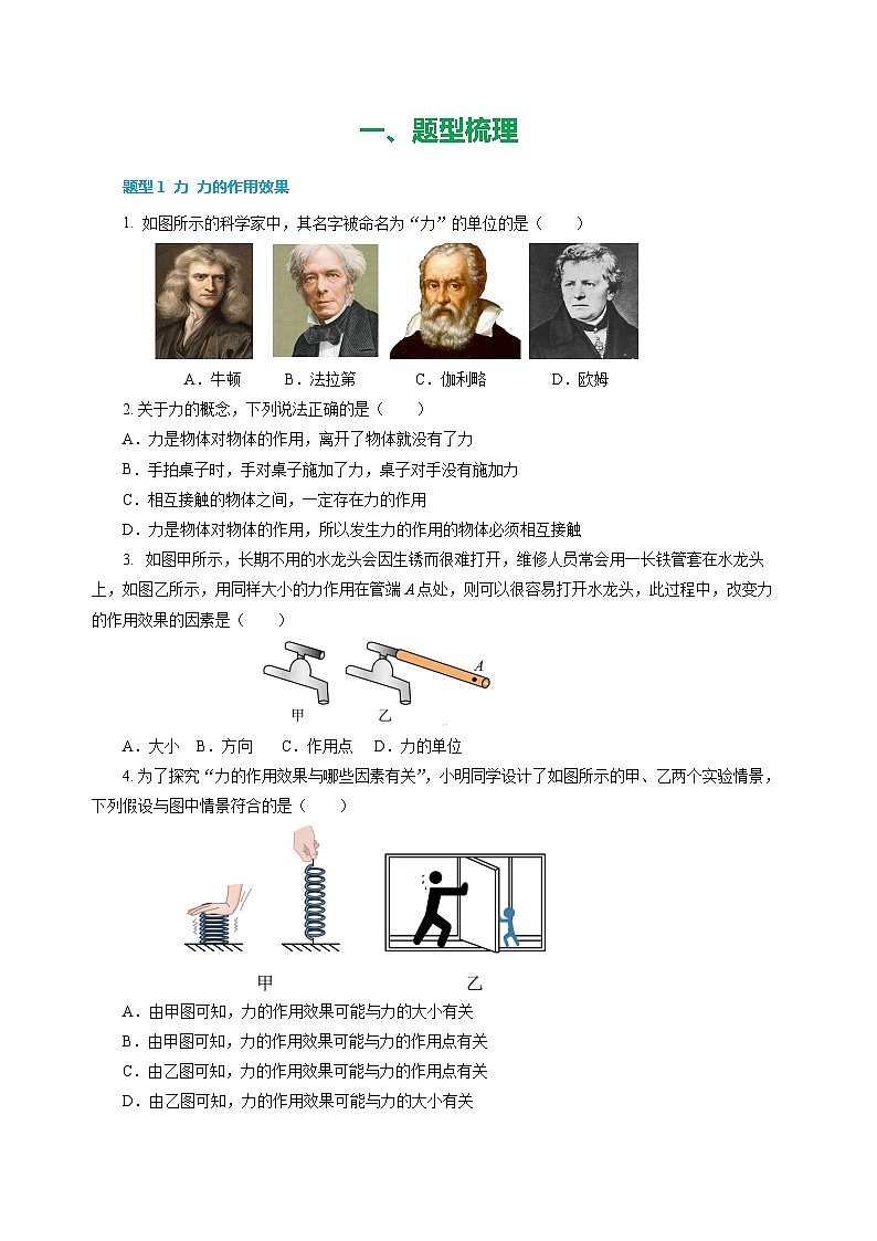 专题07 力（练习）【原卷版】第2页