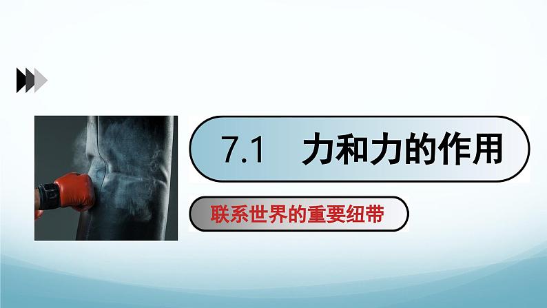 7.1力和力作用 课件-2024-2025学年教科版八年级物理下册第1页