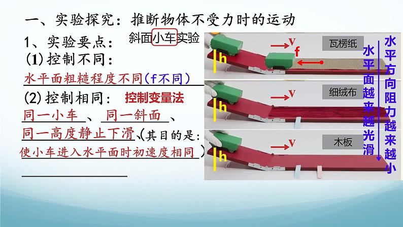 8.1牛顿第一定律惯性第1课时 课件-2024-2025学年教科版八年级物理下册第3页