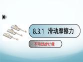 8.3摩擦力第1课时 课件-2024-2025学年教科版八年级物理下册