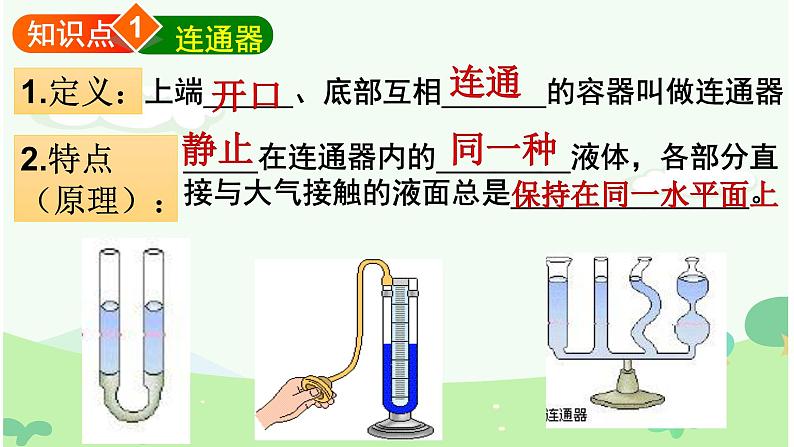 沪科版初中物理 八年级全册 课件8.2   液体的压强（课时2）第8页