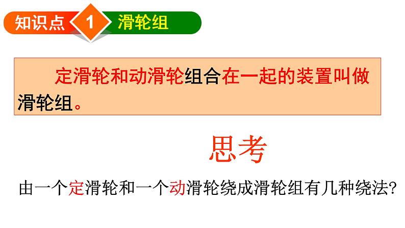 沪科版初中物理 八年级全册 课件10.2滑轮及其应用（课时2）第4页