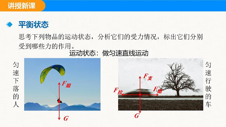 人教版（2024）八年级物理下册课件 第八章 第二节 二力平衡第5页