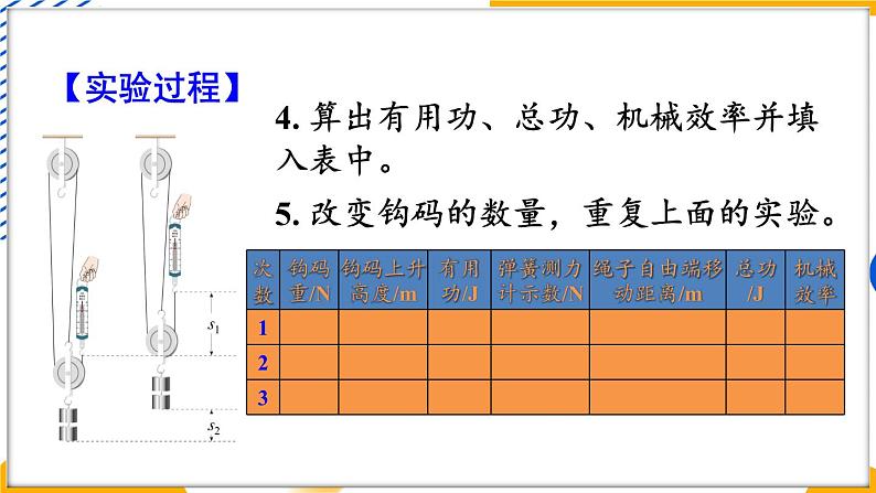 第2课时 测量滑轮组的机械效率第7页