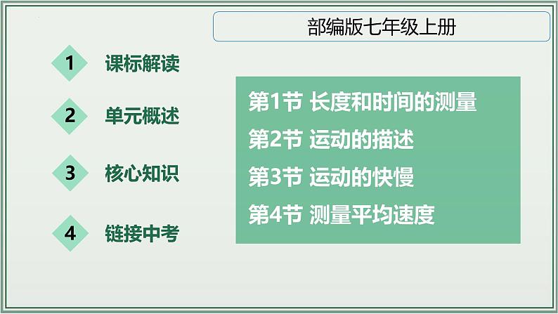 主题01：机械运动-2025年中考物理一轮复习课件（全国通用）第2页