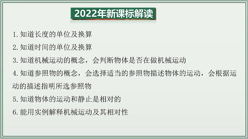 主题01：机械运动-2025年中考物理一轮复习课件（全国通用）第3页