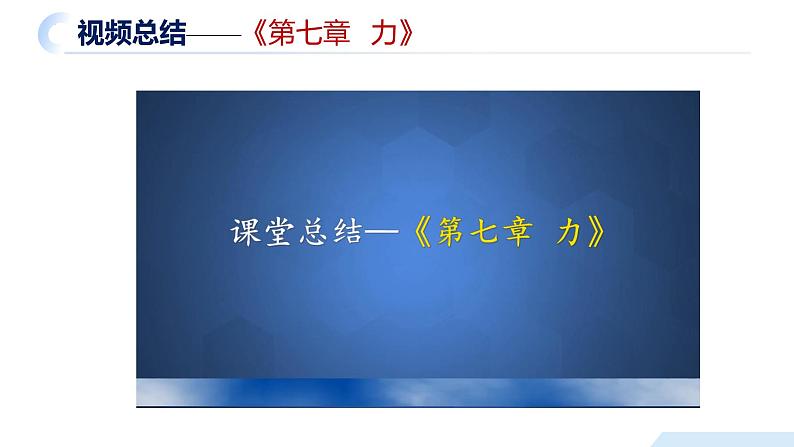 【核心素养】人教版八年级下册+第七章《力》 +单元复习课件第4页