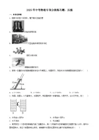 2025年中考物理专项分类练习题：压强