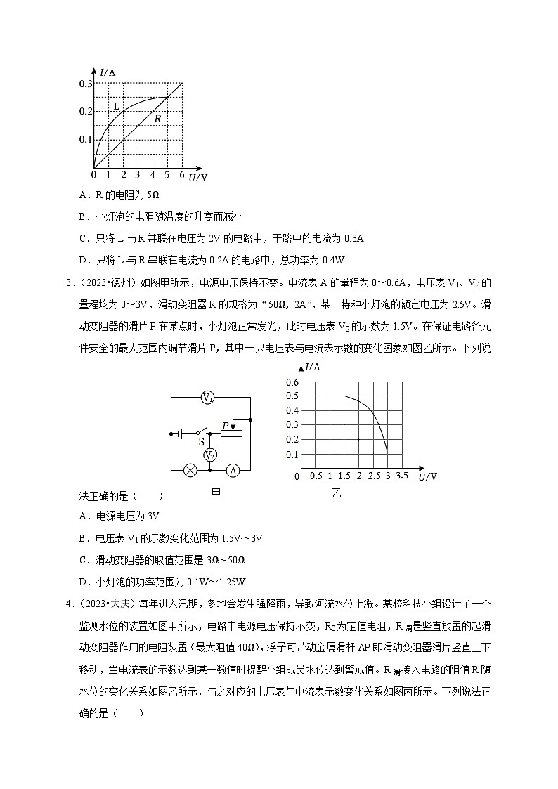 图像题05 电功率、焦耳定律（原卷版）第2页