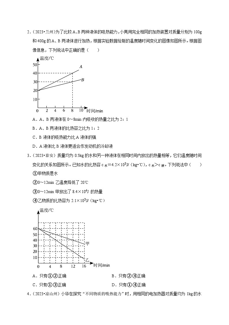 图像题06 内能相关图像（原卷版）第2页
