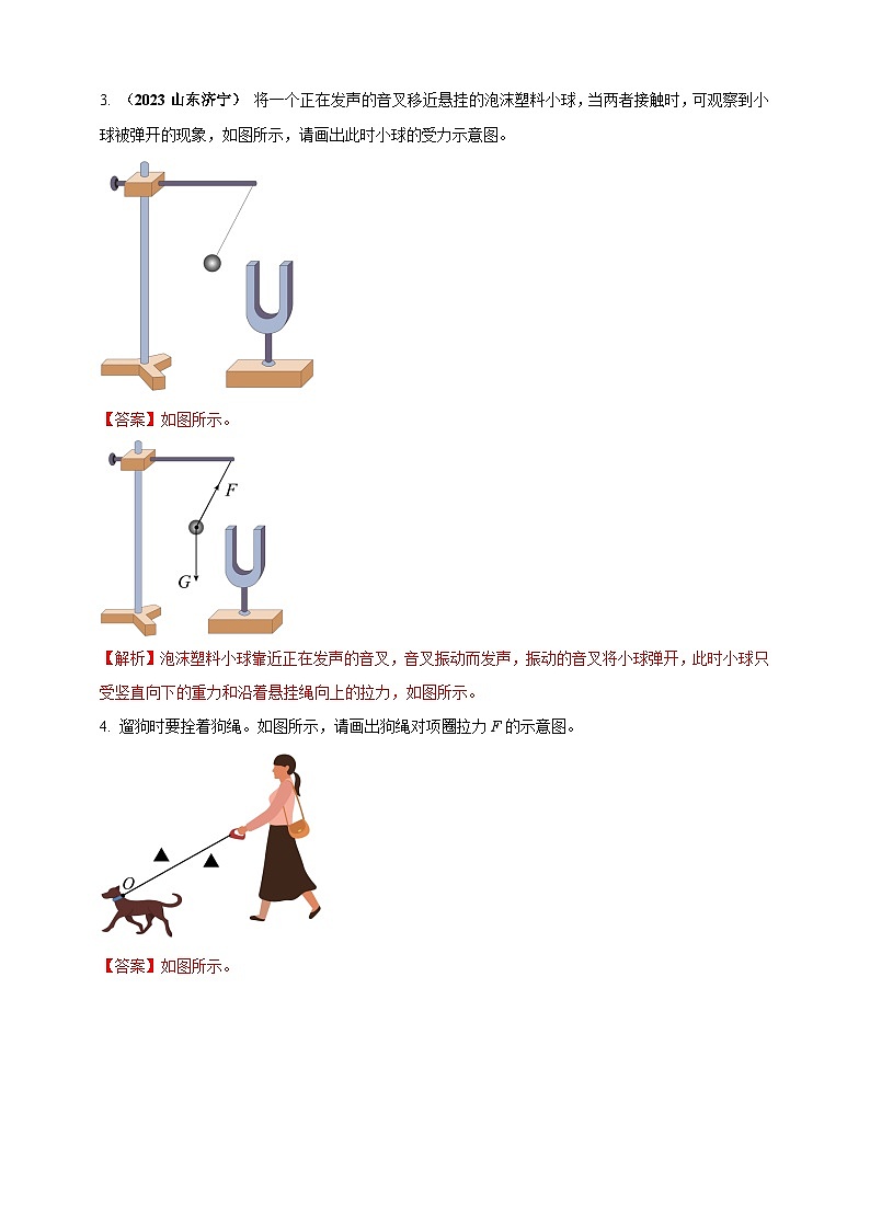 专题22 力学作图类问题（解析版） 第2页