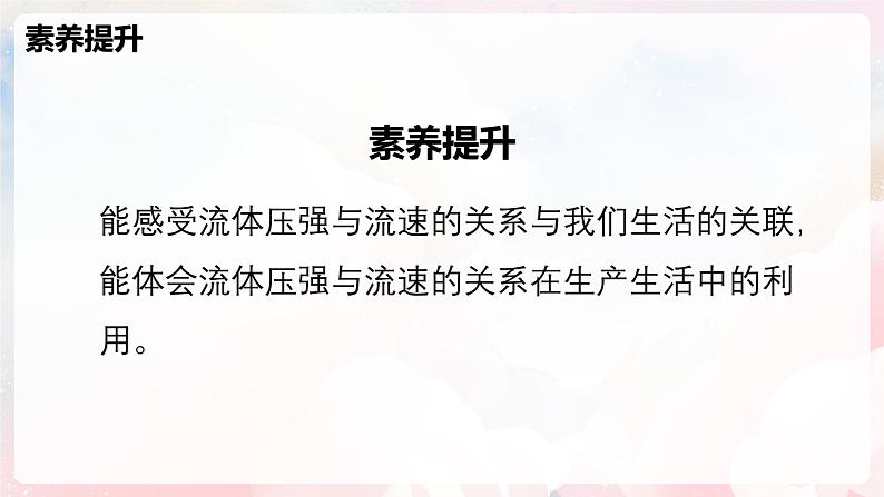 8.4 流体压强与流速的关系—初中物理八年级全一册 同步教学课件（沪科版2024）第3页