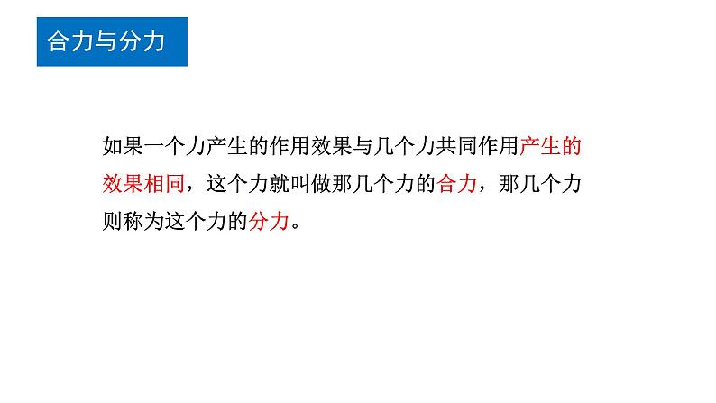 7.2 力的合成 （课件）- 2024-2025学年沪科版（2024）物理八年级全一册第8页