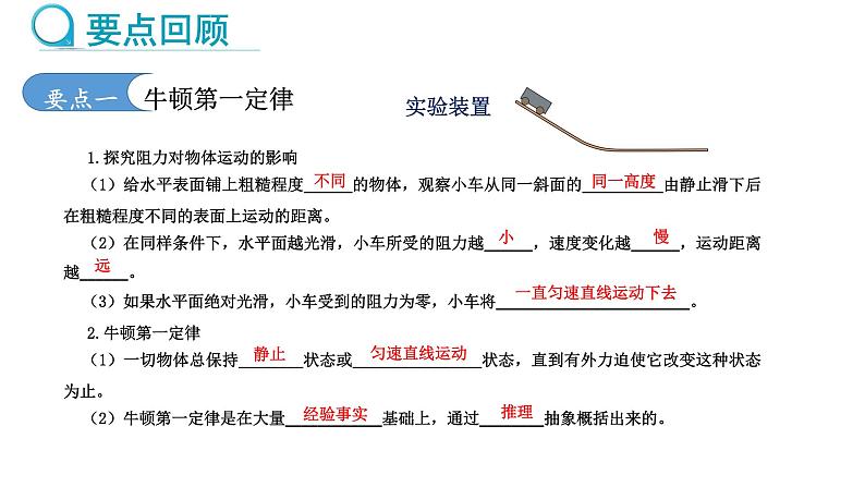 第七章 力与运动  章末复习 （课件）- 2024-2025学年沪科版（2024）物理八年级全一册第3页