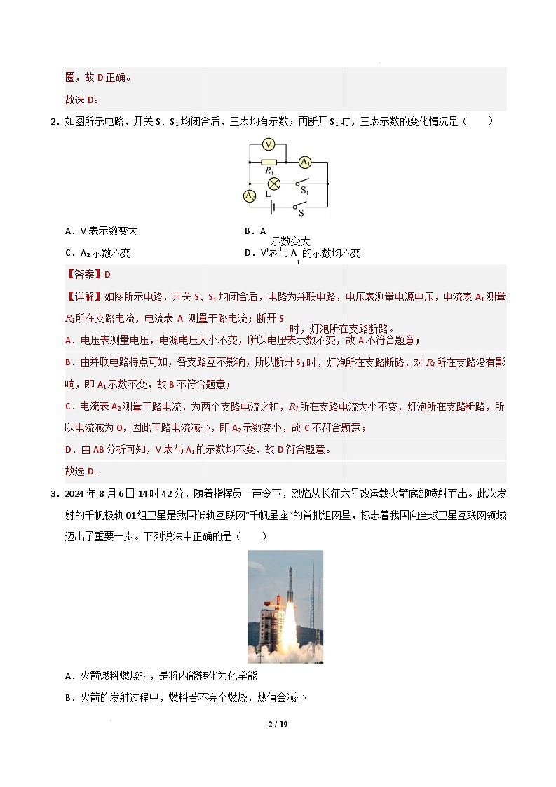 物理（深圳专用）（全解全析）第2页