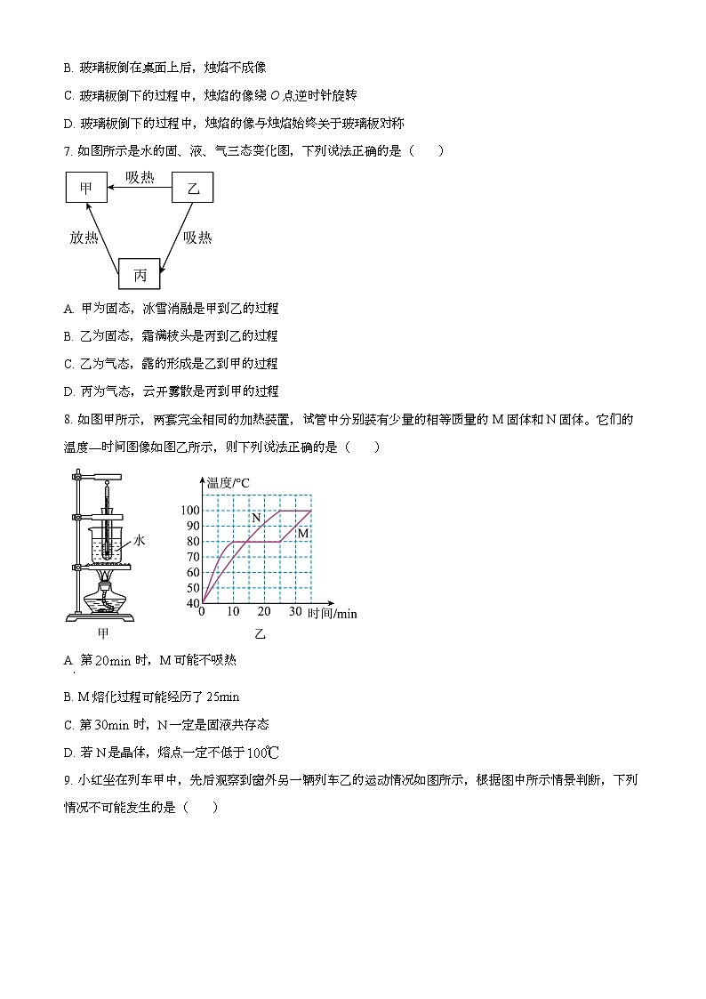 江苏省南京市鼓楼区2024-2025学年八年级上学期期末考试物理试题第3页