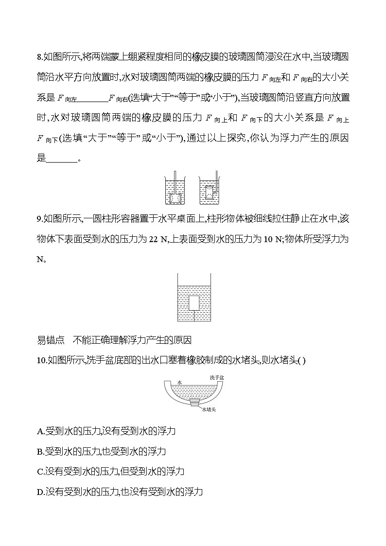 第九章　第一节　认识浮力 - 学生版第3页