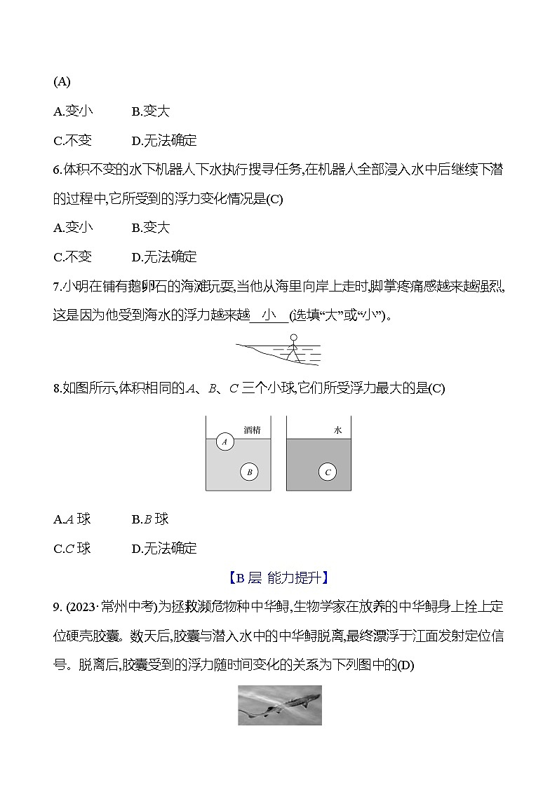 第九章　第二节　探究：浮力大小与哪些因素有关第3页