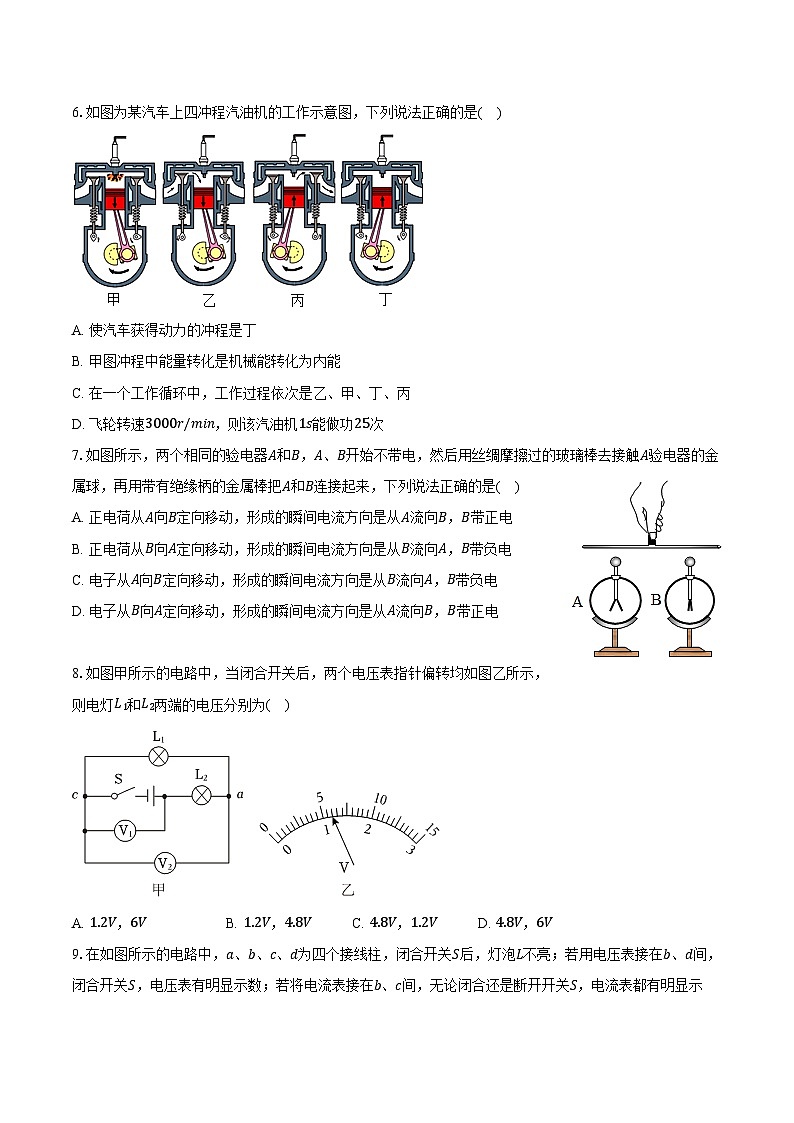 四川省绵阳市涪城区2024-2025学年九年级（上）期末物理试卷第2页