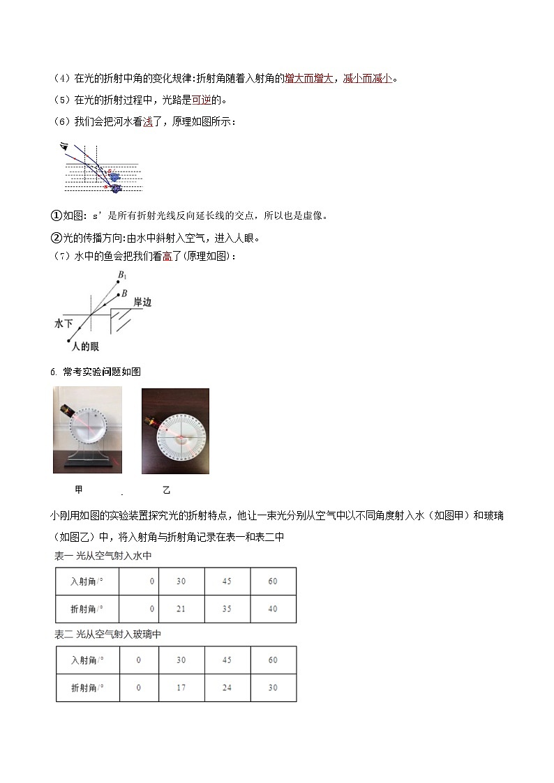 2025年中考物理实验题型突破之真题汇编实验04探究光的折射特点(原卷版+解析)第2页