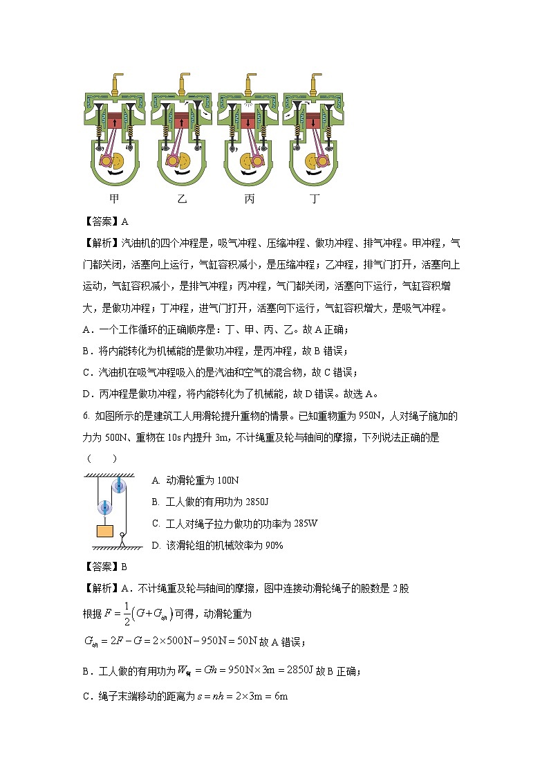 2024-2025学年山西省运城市部分学校九年级上学期12月月考物理试卷（解析版）第3页