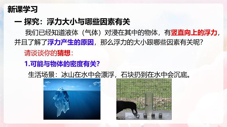 9.2  探究：浮力大小与哪些因素有关—初中物理八年级全一册 同步教学课件（沪科版2024）第5页