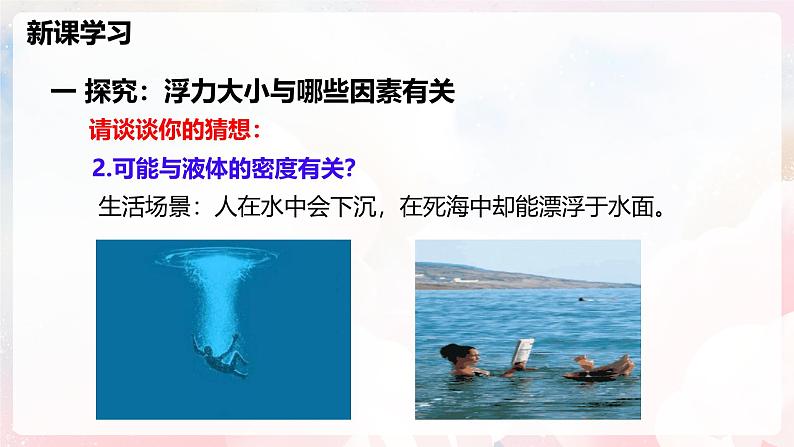 9.2  探究：浮力大小与哪些因素有关—初中物理八年级全一册 同步教学课件（沪科版2024）第6页