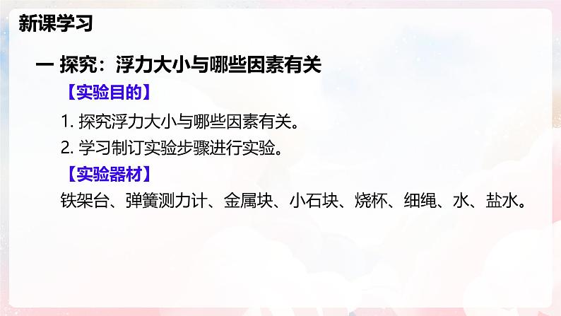 9.2  探究：浮力大小与哪些因素有关—初中物理八年级全一册 同步教学课件（沪科版2024）第8页