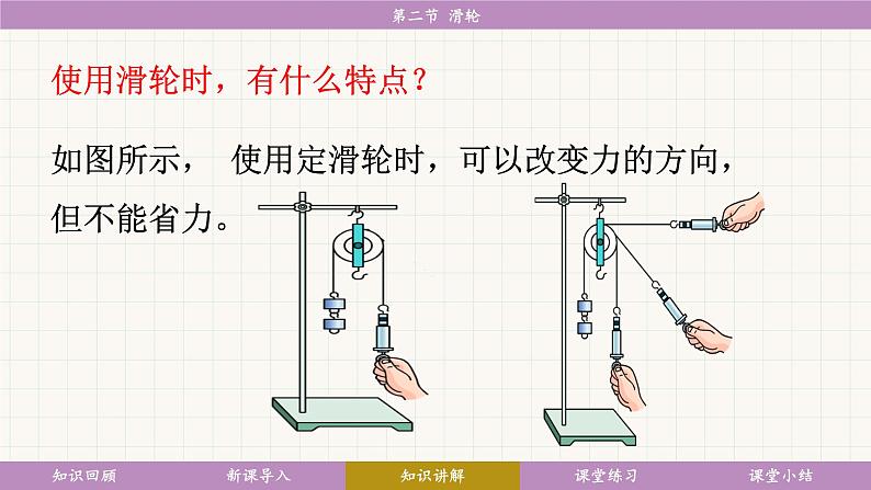 教科版（2024）物理八年级下册 11.2 滑轮（课件）第8页