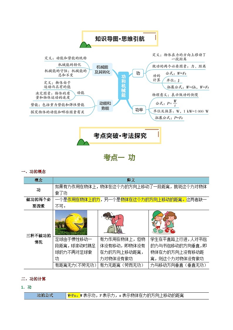专题12 功和机械能（讲义）（解析版）第3页
