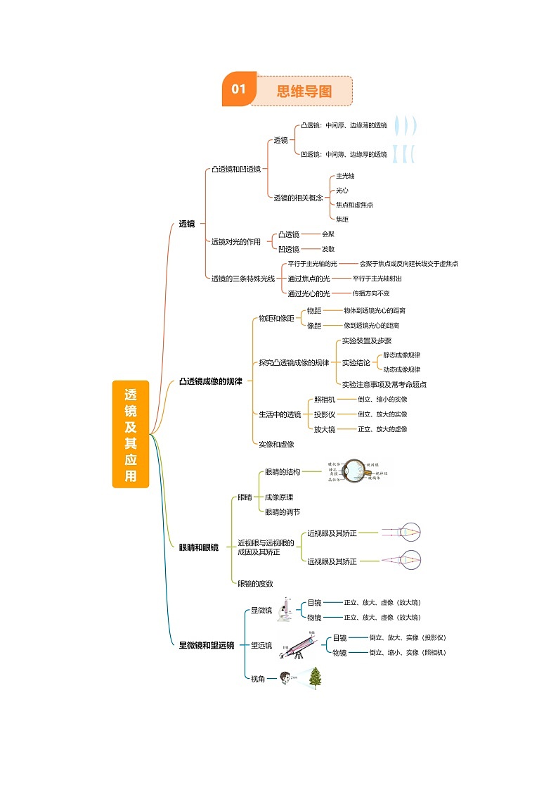 专题03 透镜及其应用（4大模块知识清单+4个易混易错+3种方法技巧+典例真题精析）（解析版）第2页