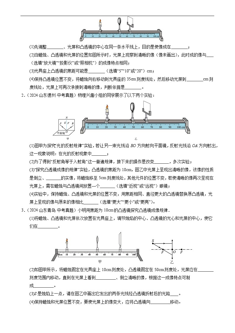 专题10 凸透镜成像的规律及其应用(原卷版)第2页