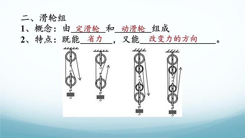 11.2滑轮第2课时 课件-2024-2025学年教科版八年级物理下册第7页