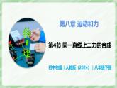 8.4 同一直線上二力的合成—初中物理八年級(jí)下冊 同步教學(xué)課件+同步講義+同步練習(xí)（人教版2024）