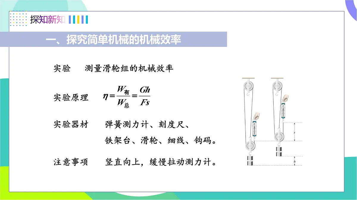 第6节 滑轮组的机械效率第4页