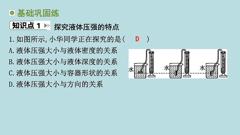 7.2　液体压强课件---2024-2025学年鲁科版八年级下册物理第3页