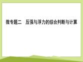 微專題二　壓強(qiáng)與浮力的綜合判斷與計算課件---2024-2025學(xué)年魯科版八年級下冊物理