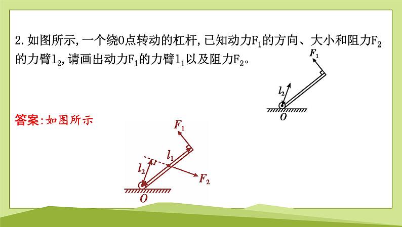 微专题三　简单机械的作图课件---2024-2025学年鲁科版八年级下册物理第3页