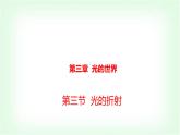 滬科版八年級(jí)物理第三章光的世界第三節(jié)光的折射課件