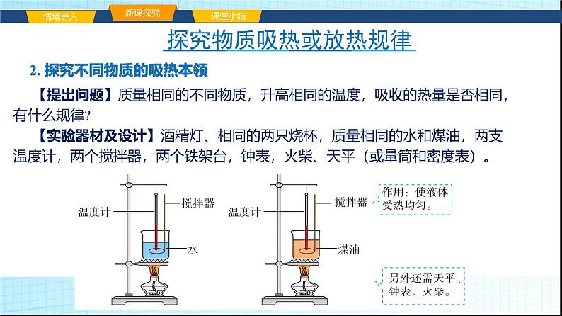 沪科版九年级物理13-2科学探究：物质的比热容课件第4页