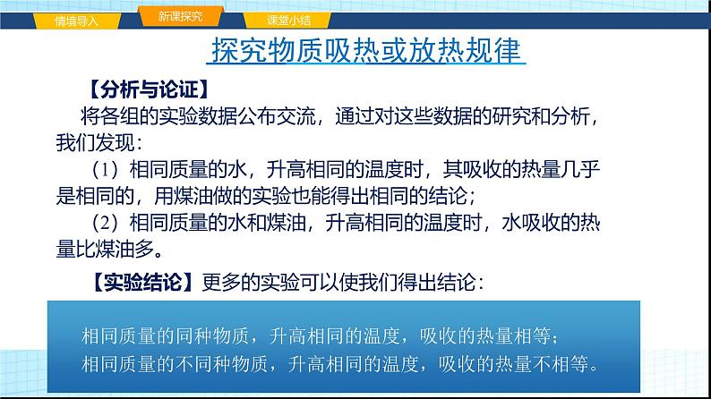 沪科版九年级物理13-2科学探究：物质的比热容课件第8页