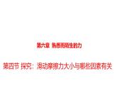 滬科版八年級(jí)物理第六章熟悉而陌生的力第四節(jié)探究：滑動(dòng)摩擦力大小與哪些因素有關(guān)課件