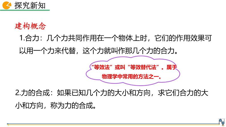 人教版（2024）八下物理课件 8.4 同一直线上二力的合成第7页