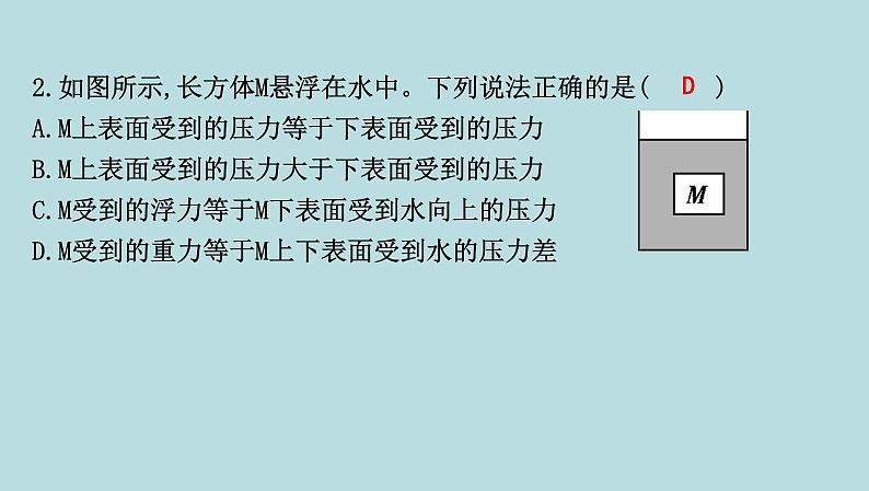 8.3　浮与沉课件---2024-2025学年鲁科版八年级下册物理第4页