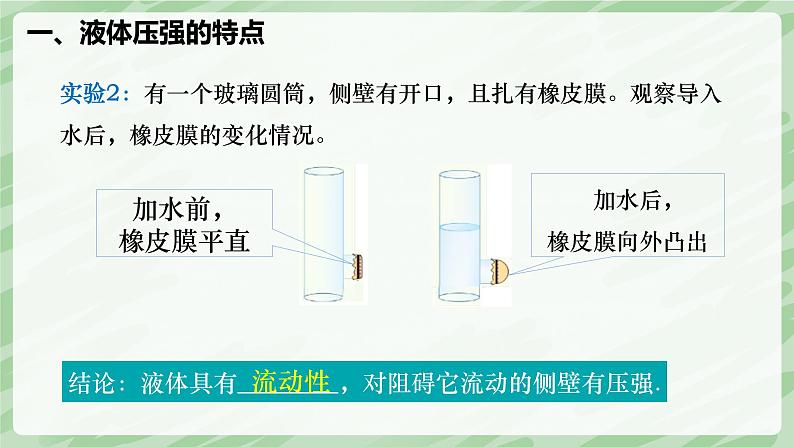 9.2 液体的压强—初中物理八年级下册 同步教学课件（人教版2024）第5页