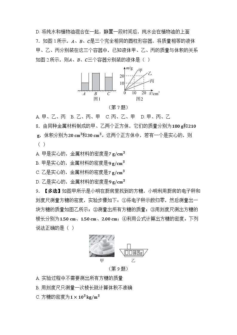 第六章 质量和密度第3页