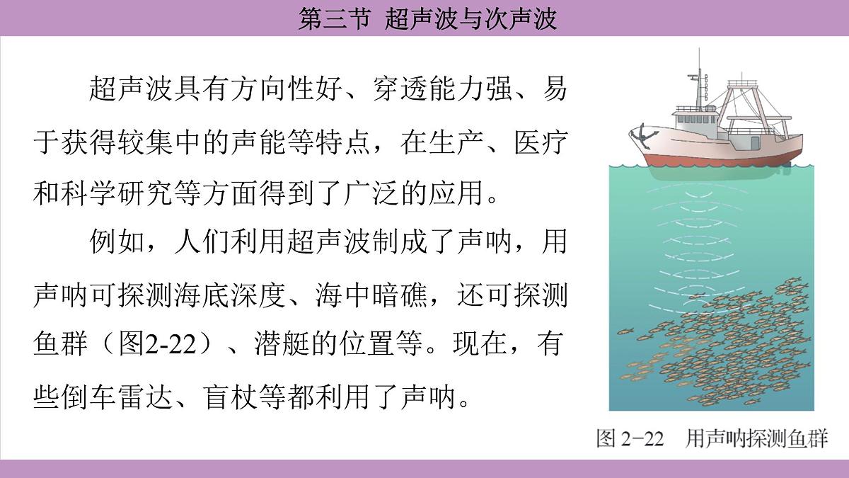 沪科版（2024）物理八年级全一册 2.3超声波与次声波（课件）第6页