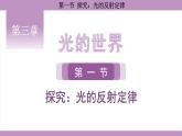 滬科版（2024）物理八年級(jí)全一冊(cè) 3.1探究：光的反射定律（課件）